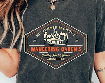 Vintage Frozen Elsa And Anna Shirt | Wandering Oaken'S Trading Post T-shirt | Funny Disney Family Tee Disney Outfits | Walt Disney World