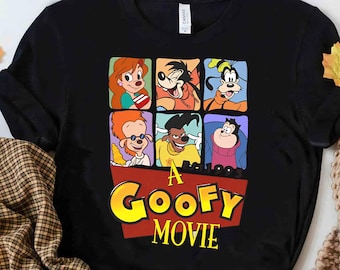 Retro Disney A Goofy Movie Est 1995 Characters Shirt | Funny Max Roxanne Powerline T-Shirt | Wdw Magic Kingdom Tee | Disneyland Family Trip