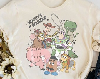 Retro Disney Pixar Toy Story Movie Shirt | Funny Woody Buzz T-Shirt | Wdw Magic Kingdom Tee | Disneyland Trip Shirts, Disneyworld Parks