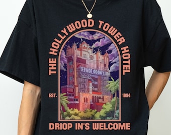 Vintage The Hollywood Tower Hotel Shirt | Disney Hollywood Studios Tshirt | The Magic Kingdom Shirts | The Twilight Zone Tower of Terror Tee