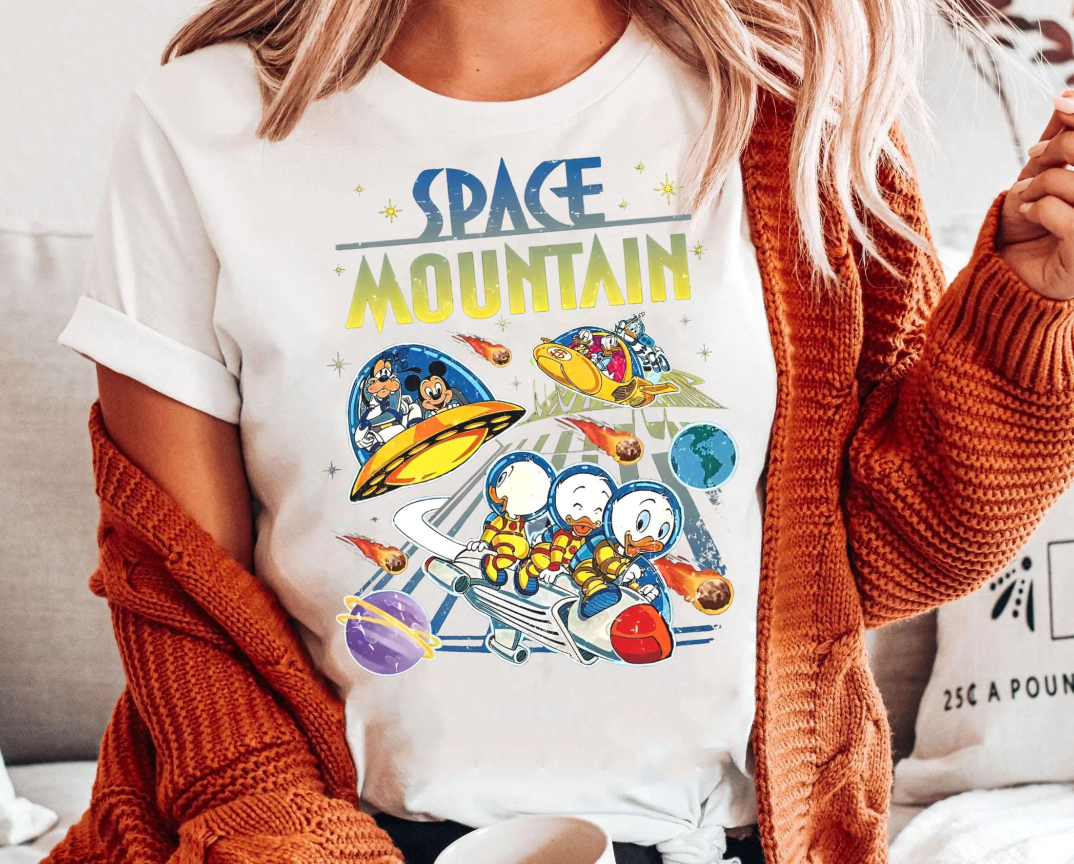 レトロ90年代 スペースマウンテン スウェットシャツ | ヴィンテージ 