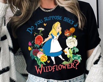 Sudadera retro de Alicia en el País de las Maravillas de Disney / Camiseta de la Princesa Alicia de Disney / Camiseta del Reino Mágico / Camiseta de viaje a Disneyland