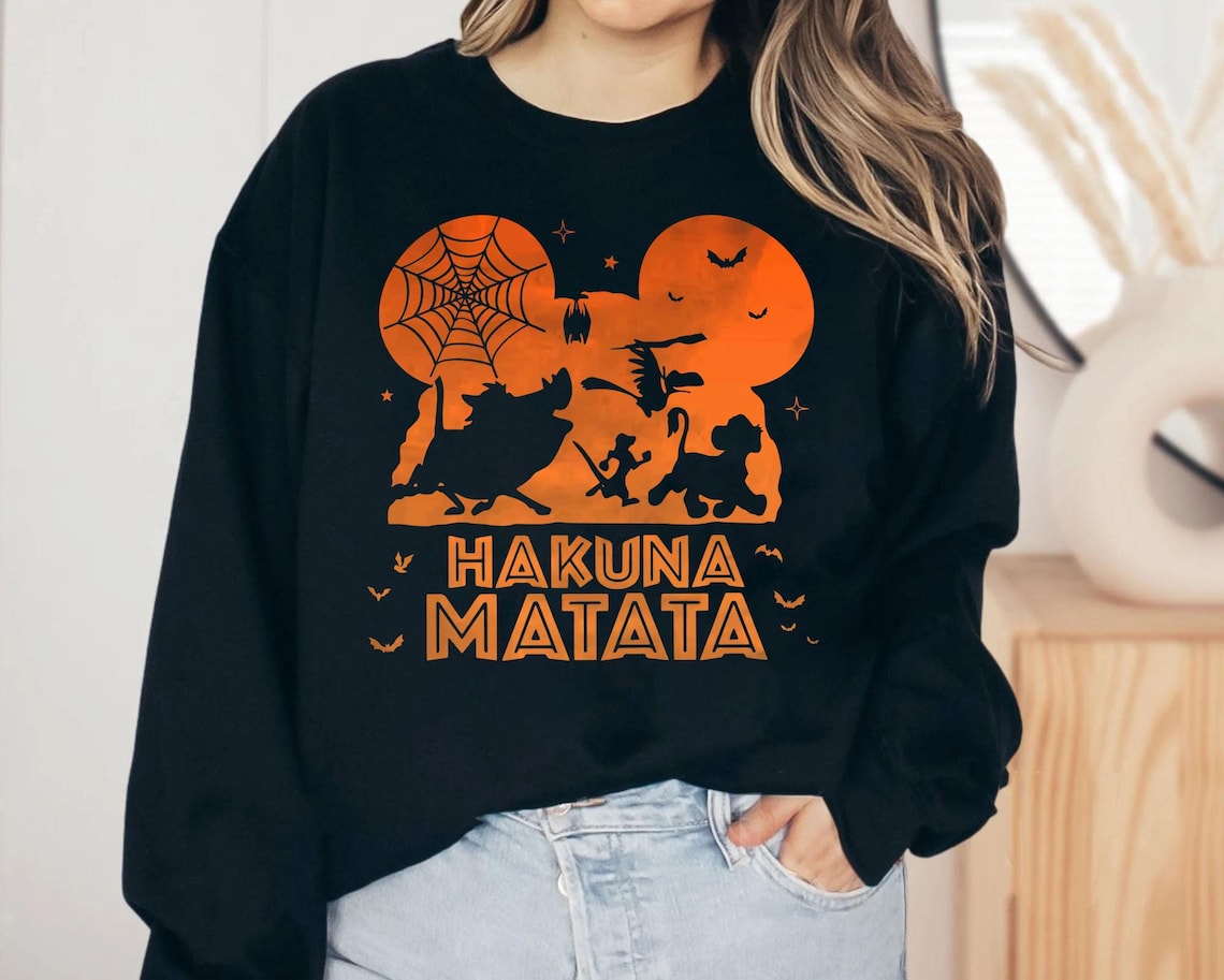 Vintage Hakuna Matata Lion King Halloween Shirt | Disney Halloween ...