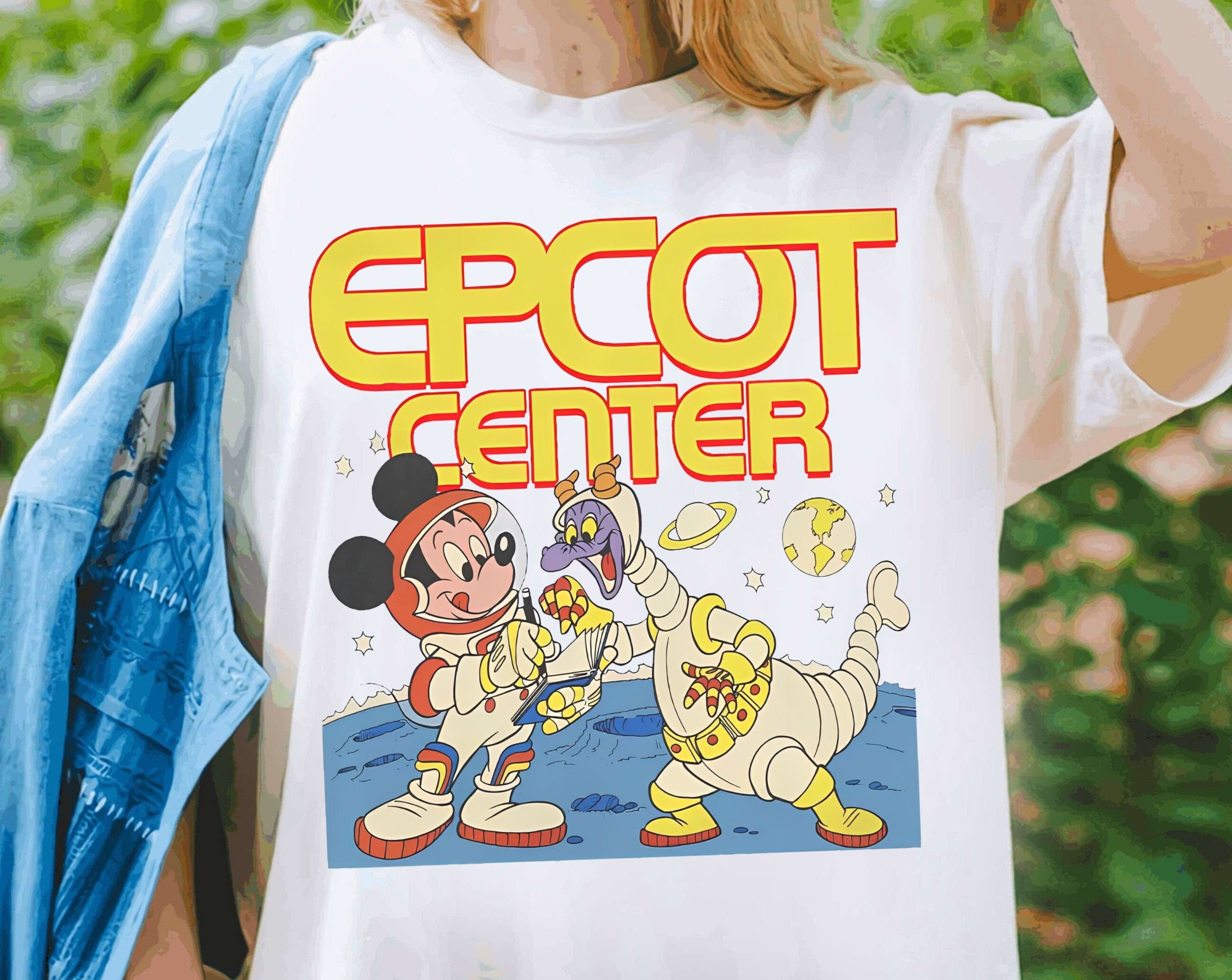 WDW エプコット　フィグメントTシャツ Epcot figment shirt - Etsy 日本