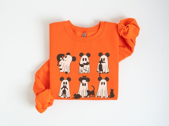 Funny Disney Ghost Cat Shirt | Mickey Ghost Halloween Cat Tshirt | Mickey's Not So Scary Party | Disney Halloween Tee | Cute Cat Lovers