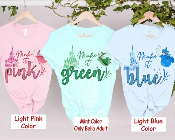 Retro Disney Castle Sleeping Beauty Shirt | Good Fairies Flora Fauna Merryweather TShirt | Magic Kingdom Tee | Disneyland Birthday Girl Trip