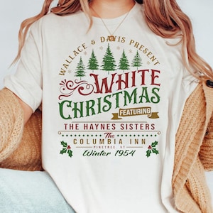 Columbia Inn Pine Tree Vermont Christmas Shirt | White Christmas T-shirt | Christmas Movie Matching Tee | Family Xmas 2023