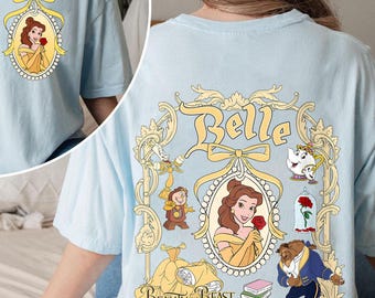 Vintage Kokette Bögen Disney Prinzessinnen Charaktere Shirt | Aschenputtel Schneewittchen Ariel Belle Rapunzel Tshirt | Disneyland Mädchen Reise T-Shirt