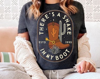 Dinsey Toy Story Woody Shirt | There'S A Snake In My Boot T-shirt | Retro Disney Tee | Disneyland Trip Outfits | Disney Birthday