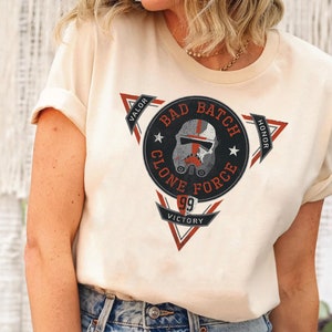 Vintage Disney Star Wars Shirt | The Bad Batch Clone Force Valor Victory Honor T-shirt | Galaxy&#39;S Edge | Star Wars Day Tee | Star Wars