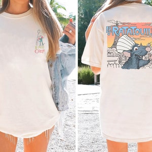 Retro 2-Sided Disney Pixar Ratatouille Shirt | Cute Remy Little Chef Cook T-Shirt | Remy Ratatouille Adventure Tee | Disneyland Family Trip