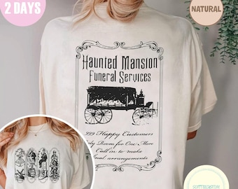 Retro The Haunted Mansion Stretching Room Sketch Shirt, Disney Parks Ride Inspired Haunted Mansion Shirt, Disney Halloween, Foolish Mortals