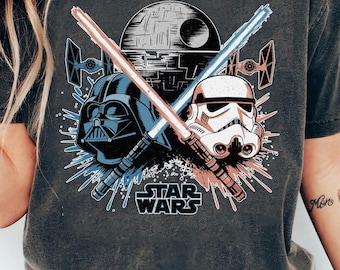 Retro Disney Star Wars Shirt | Darth Vader Stormtrooper Tshirt | Galaxy's Edge Trip | May the 4th Be With You | The Magic Kingdom