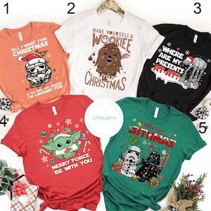 Retro Merry Sithmas Star Wars Christmas Sweatshirt | The Mandalorian Darth Vader T-shirt | Galaxy&#39;S Edge Tee | Disney Family Christmas