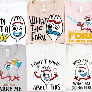Retro Disney Pixar Toy Story Shirt | Funny Forky Toy Story T-Shirt | Wdw Magic Kingdom Tee | WDW Disneyland Girl Trip Matching