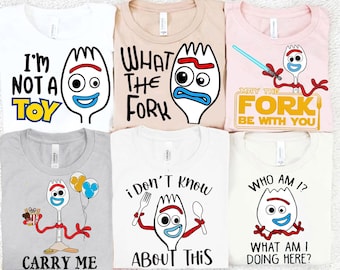 Retro Disney Pixar Toy Story Shirt | Funny Forky Toy Story T-Shirt | Wdw Magic Kingdom Tee | WDW Disneyland Girl Trip Matching