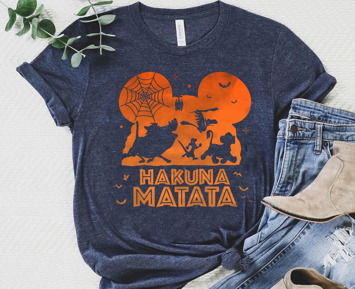 Vintage Hakuna Matata Lion King Halloween Shirt | Disney Halloween ...