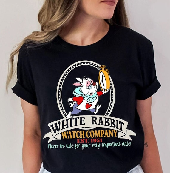 Alice In Wonderland White Rabbit T-Shirt Gift Alice In Wonderland White Rabbit T-Shirt Gift