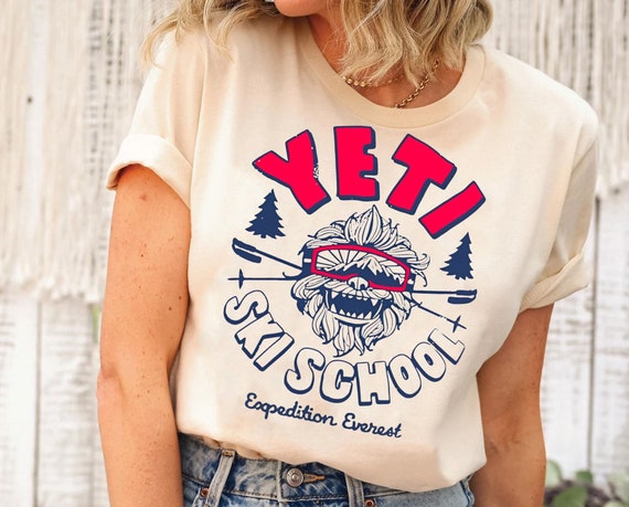 Vintage Disney Expedition Everest Yeti Ski School Shirt | Retro Animal Kingdom Disney T-Shirt | Disneyland Matching Tee | WDW Family Trip