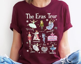 Nutcracker Eras Tour Shirt | Eras Tour Nutcracker&#39;S Ts Version Tshirt | Nutcracker Ballet Tee Matching Party | Cute Christmas Sweater