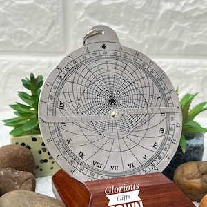 Authentic Brass Astrolabe, Ancient Astronomy Navigational Decorative Device, Nautical gift Armillary, Christmas, Anniversary Gift for him