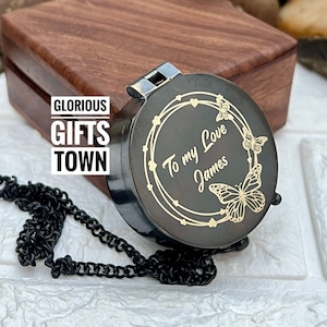 Personalized Brass Compass Anniversary Gifts For Men Brass Compass Birthday Gift For Dad Groomsmen Gift For Him Christmas Gifts For Son