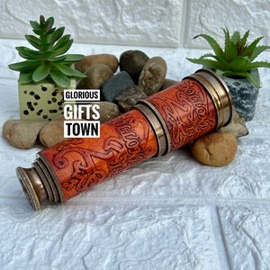 Personalized Telescope, Custom Engraved Working Spyglass, Pirate Spyglass Telescope, Nautical Gift For Her, Anniversary Gift for Him