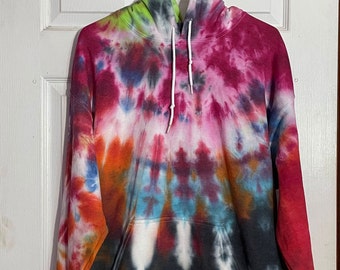 Sudadera con capucha tie-dye talla grande - Ondulación