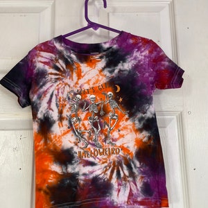 Tie dye Toddler shirt size 3T- Halloween