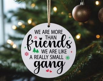 Adorno de Amigos - Adorno con Foto Personalizado - Regalo de Navidad