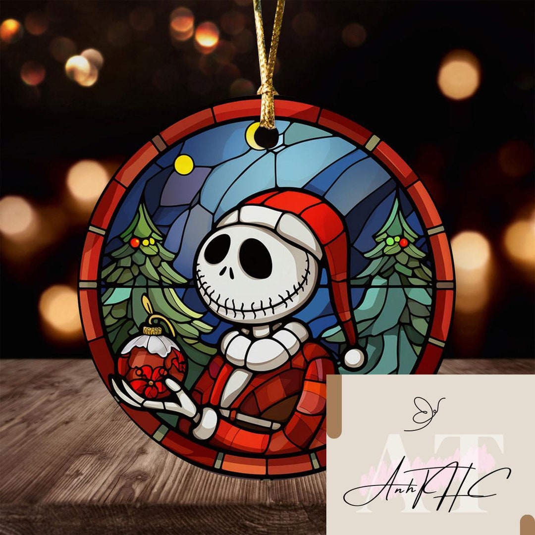 Christmas Jack Skellington Ornament Ceramic Ornament Jack Etsy Australia