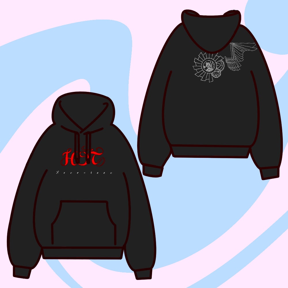 Seventeen “HOT” K-pop Embroidery Merch SVT Hoodie/crewneck