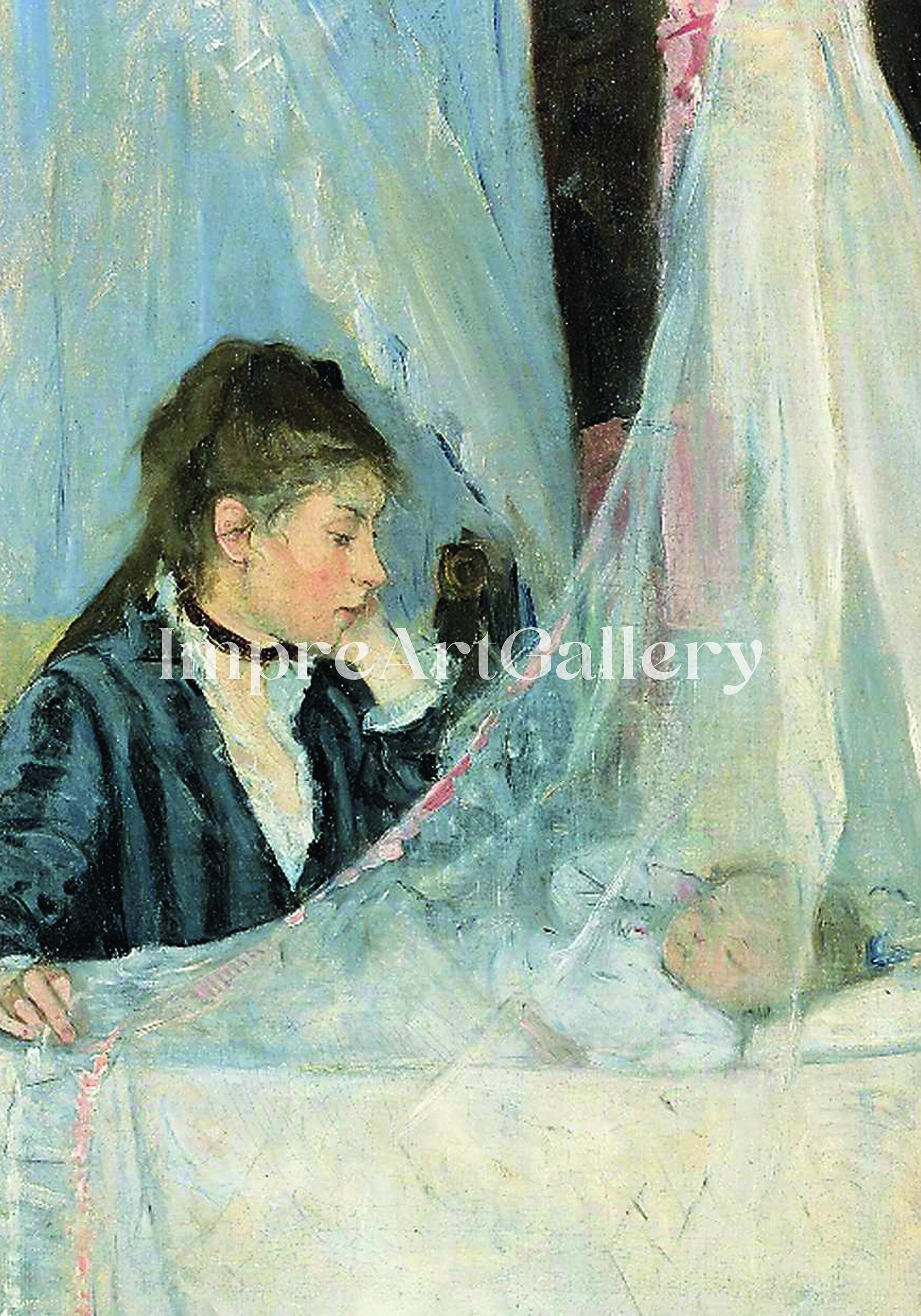 ベルト・モリゾ | ゆりかご | 印刷可能な壁アート | 印象派の室内装飾