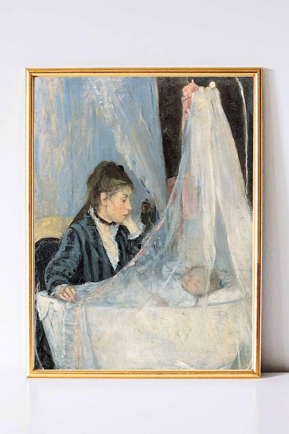 ベルト・モリゾ | ゆりかご | 印刷可能な壁アート | 印象派の室内装飾