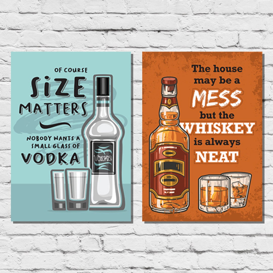 Bar Man Cave Sign Display Board Foamboard Printing - Etsy