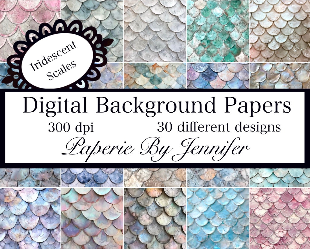 Iridescent Scale Pattern Background Images 30 Instant Download ...