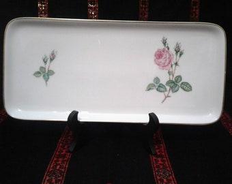 Porcelain stollen plate serving tray Lorenz Hutschenreuther. Stamp 1955 - 1969