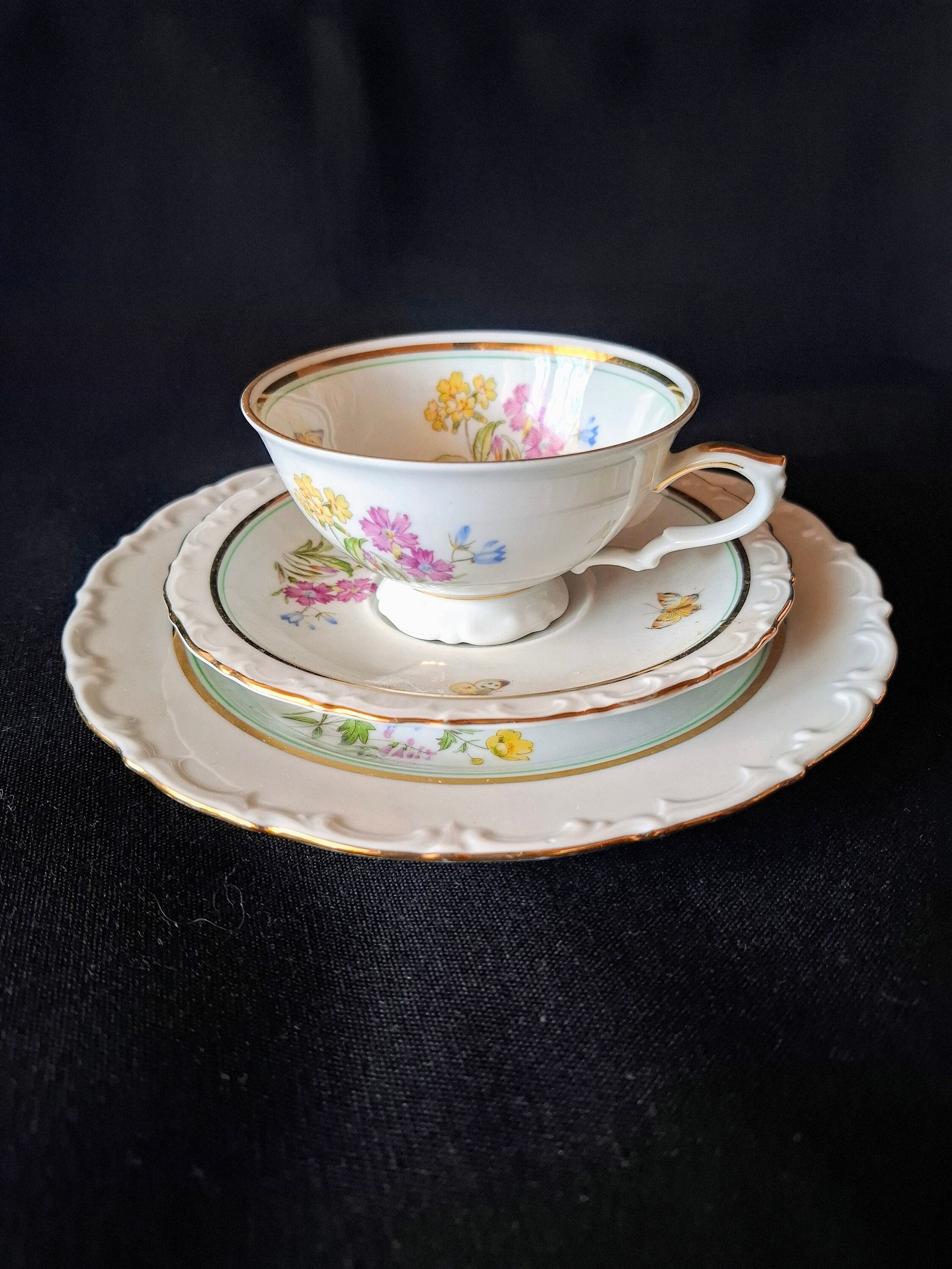 古伊万里　染付　牡丹の図　蓋茶碗　E861AS-fbpr Selb Bavaria Plate - Etsy