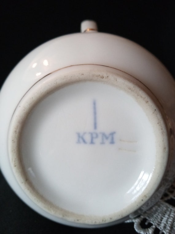 KPM Carl Krister Porzellan Milchkanne Marke: 1840-1895
