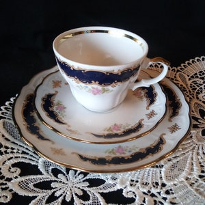 Ritsch Porcelain Collector&#39;s Cup Collector&#39;s Trio Coffee Cup Collector&#39;s Set Coffee Set Bavaria Germany Brand: 1950-