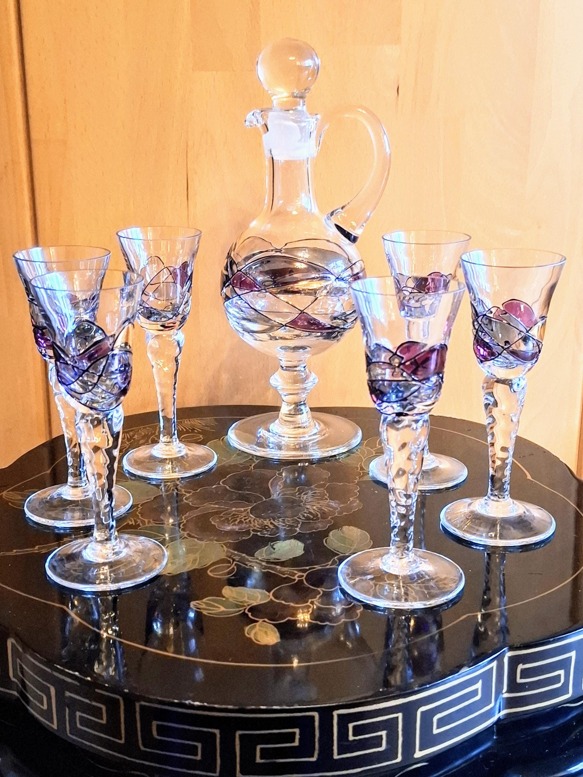 ローラアシュレイ グラス付き カラフェ Laura Ashley Carafe - Etsy UK