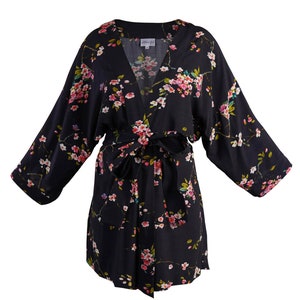 Seconds Sale Floral Kimono Coco Cherry Blossom Print Robe image 7