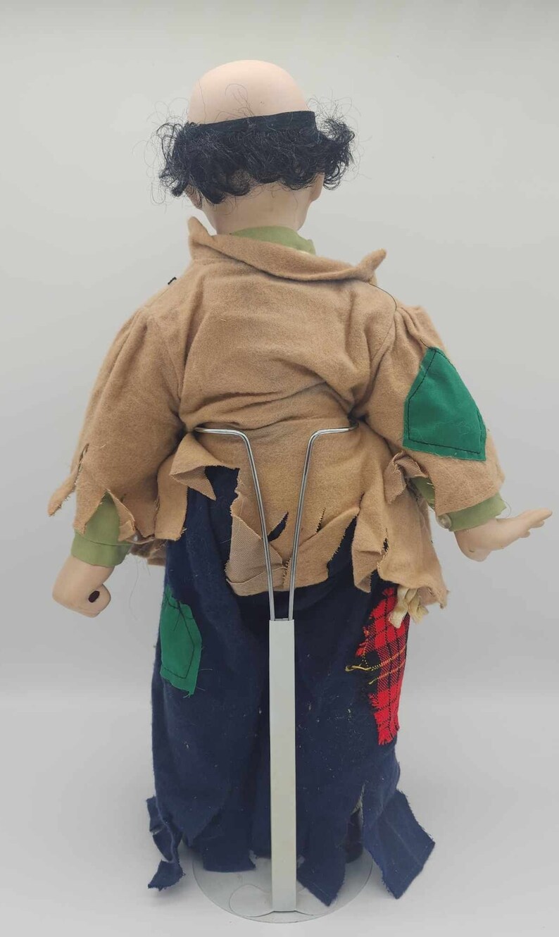 Vintage 1983 Dynasty Doll Sad Clown Hobo Clyde Porcelain Bisque Etsy