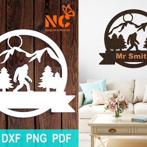 Bigüße personalisiertes Zeichen - SVG Laser Cut Datei
