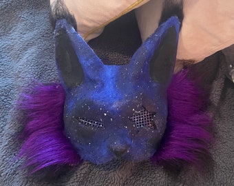 High Quality Galaxy Star Cat Therian Mask