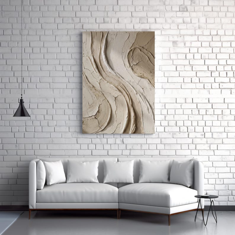 Minimalist Wabi Sabi Abstract Canvas, Neutral Japanese Zen Wall Art - Etsy