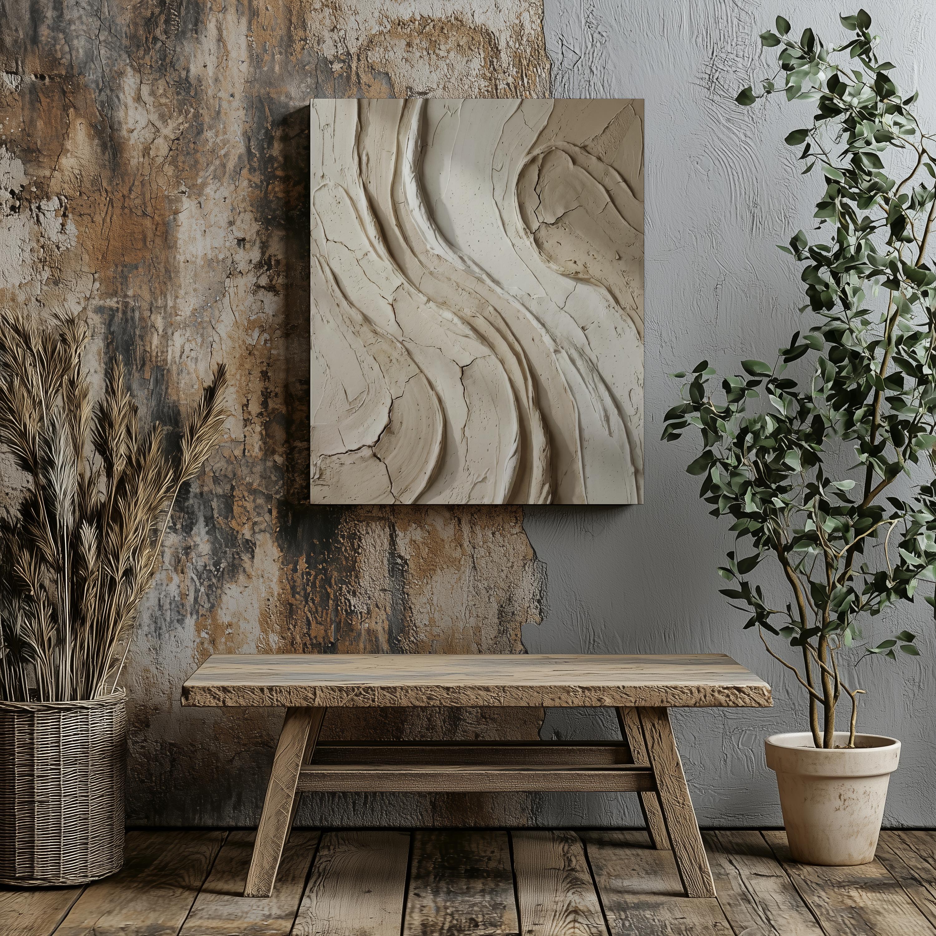 Minimalist Wabi Sabi Abstract Canvas, Neutral Japanese Zen Wall Art - Etsy