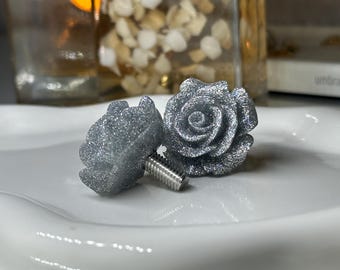 Rose kentekenplaatbouten zilver holografisch, universele autoschroeven, aangepaste plaatbouten, JDM auto-accessoires cadeau