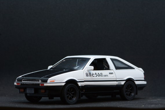 Initial D AE86 Diecast 1/32 Model Toyota Trueno - Etsy