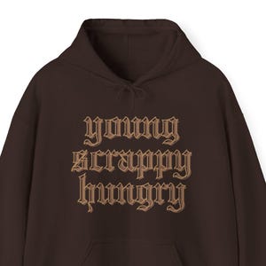 HAMILTON MUSICAL HOODIE Hamilton The Musical Theatre Jumper Hamilton Quote Musicals Sweatshirt Young Scrappy Hungry Hamilton Broadway Show